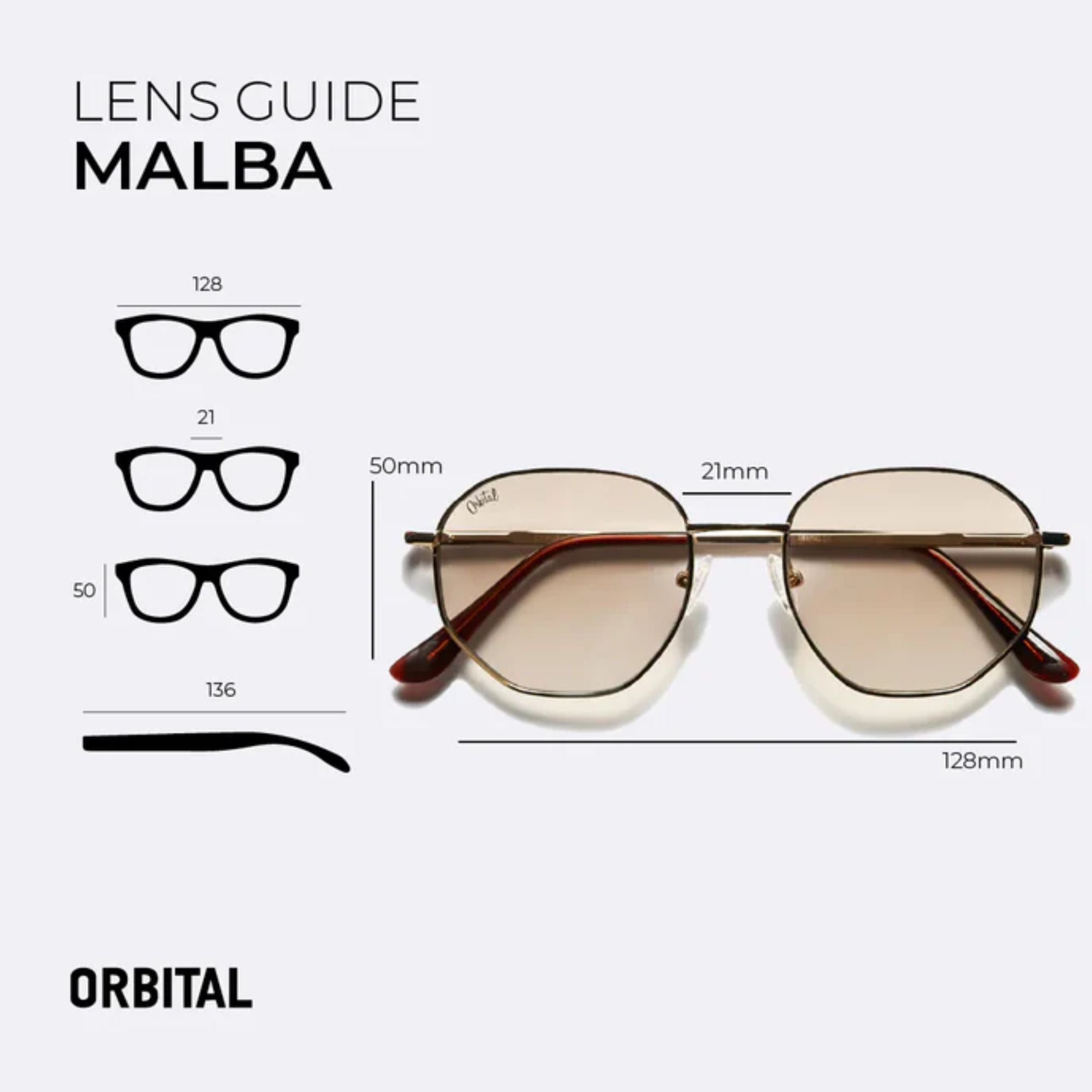 Lente de sol MALBA ORBITAL