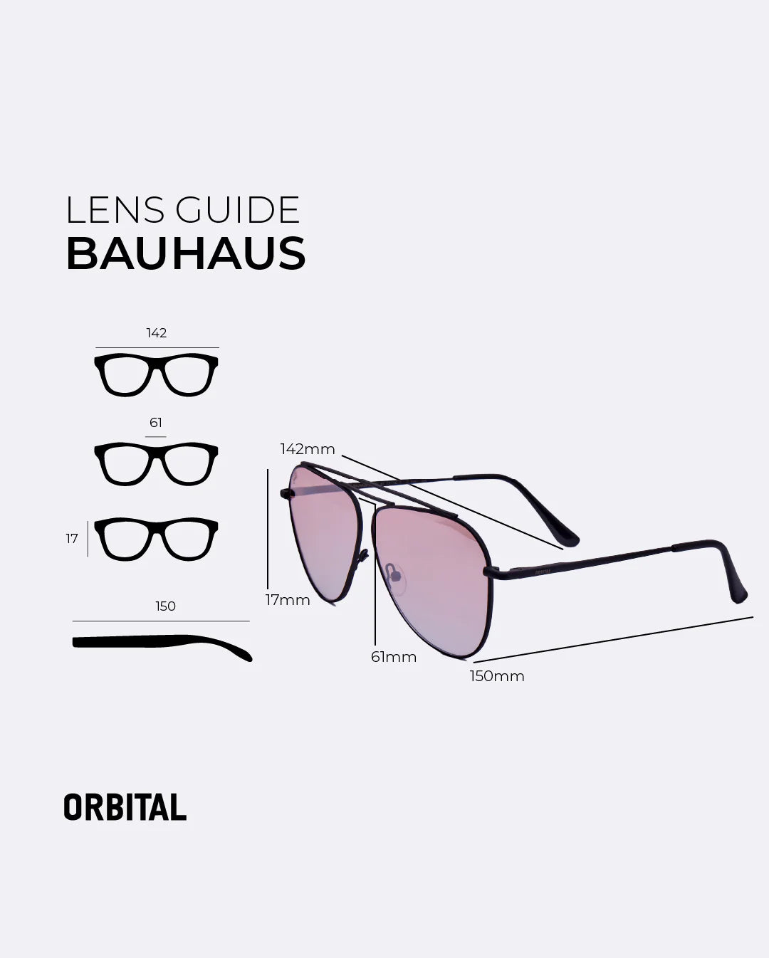 Lente de sol BAUHAUS ORBITAL
