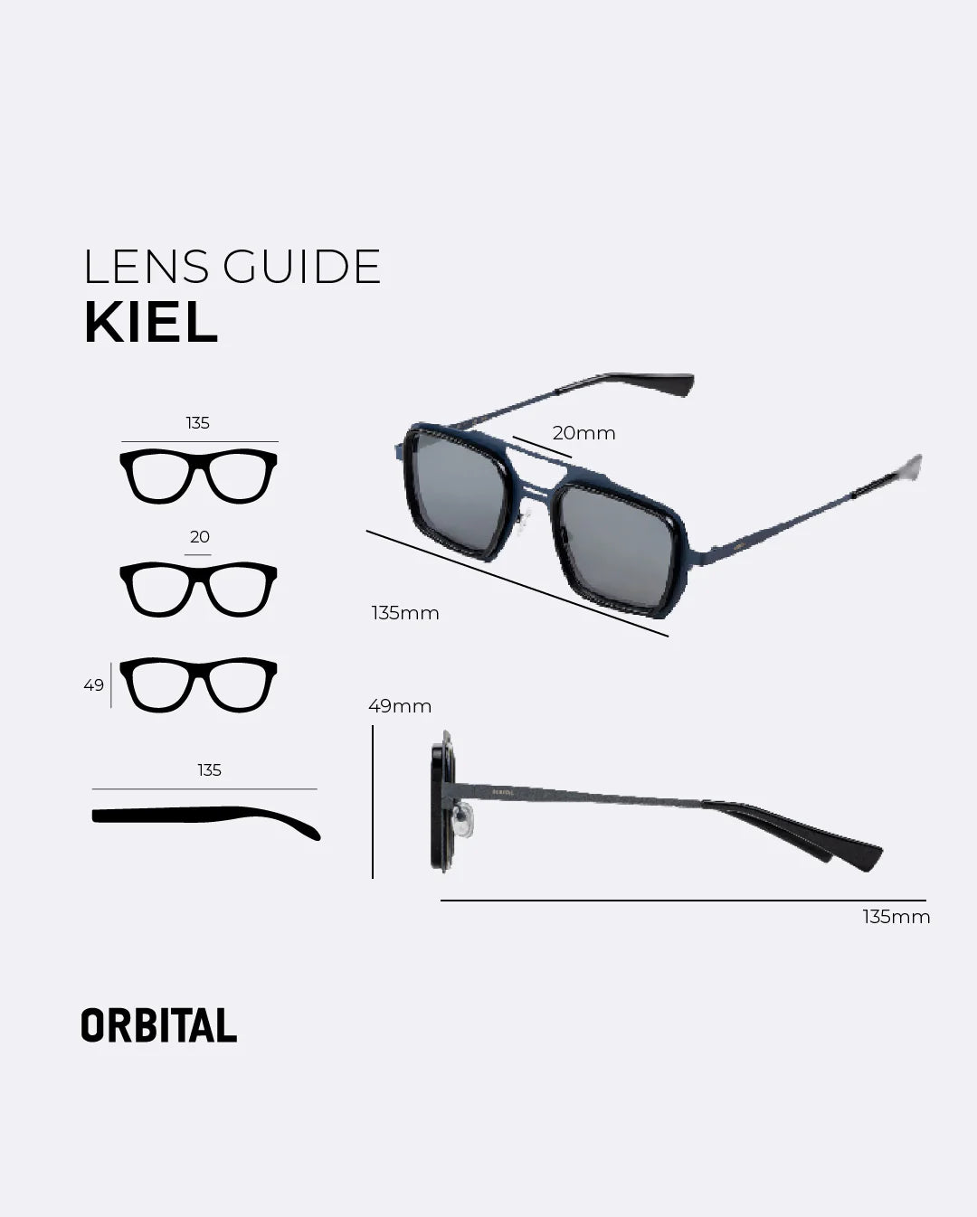 Lente de sol KIEL ORBITAL