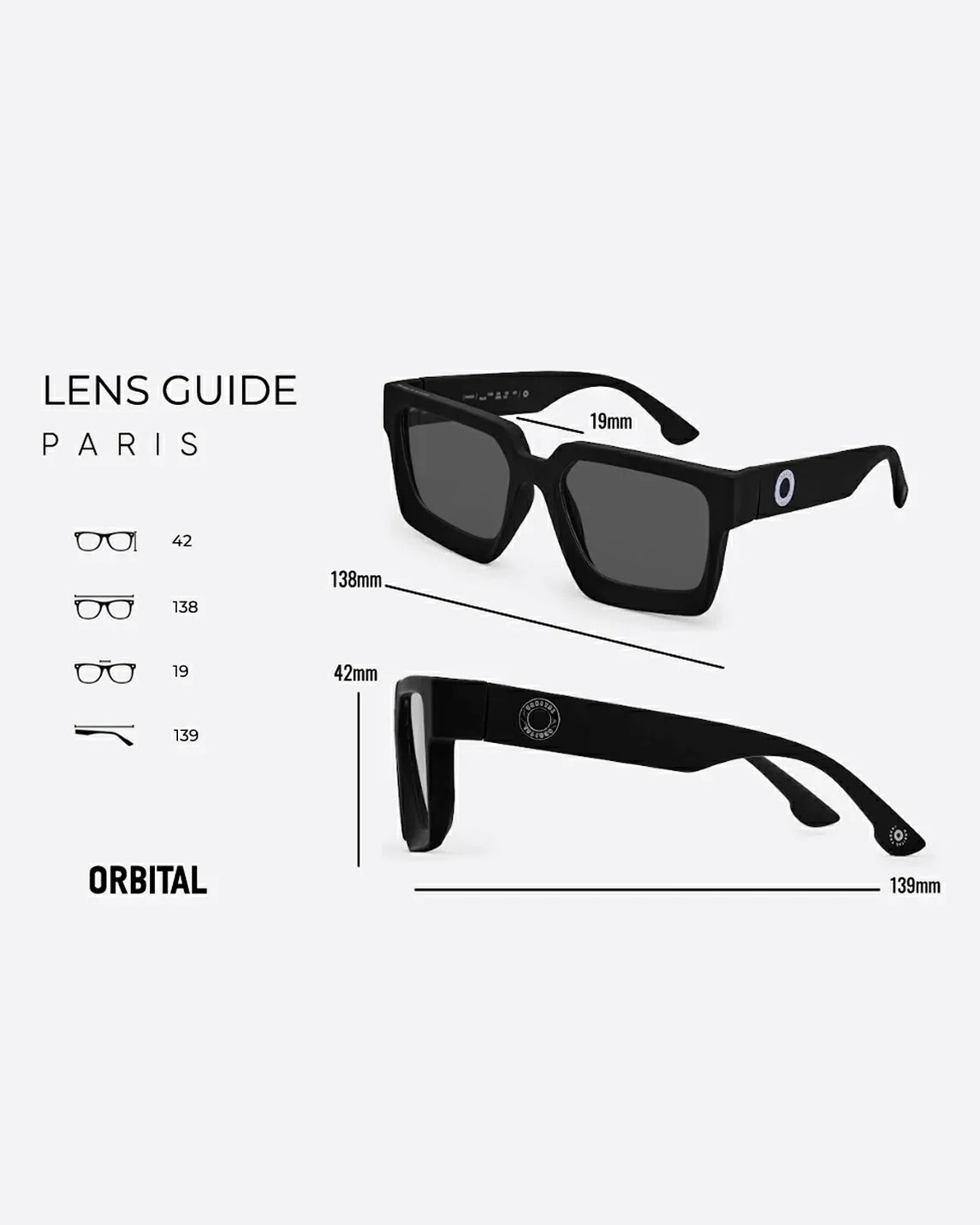 Lente de sol PARIS ORBITAL